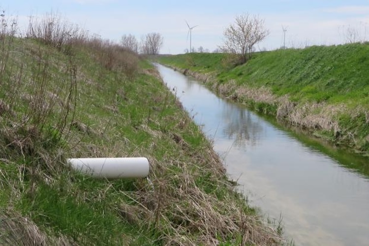 Outlet Pipe of a Subsurface Drainage System