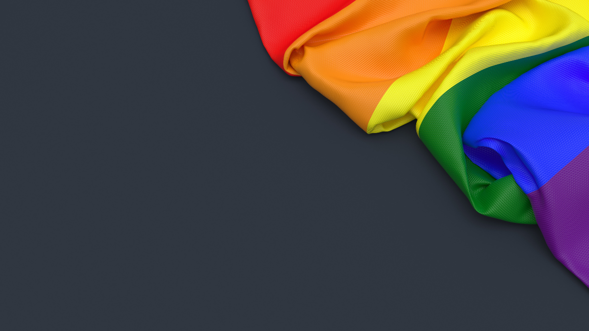 Pride flag.
