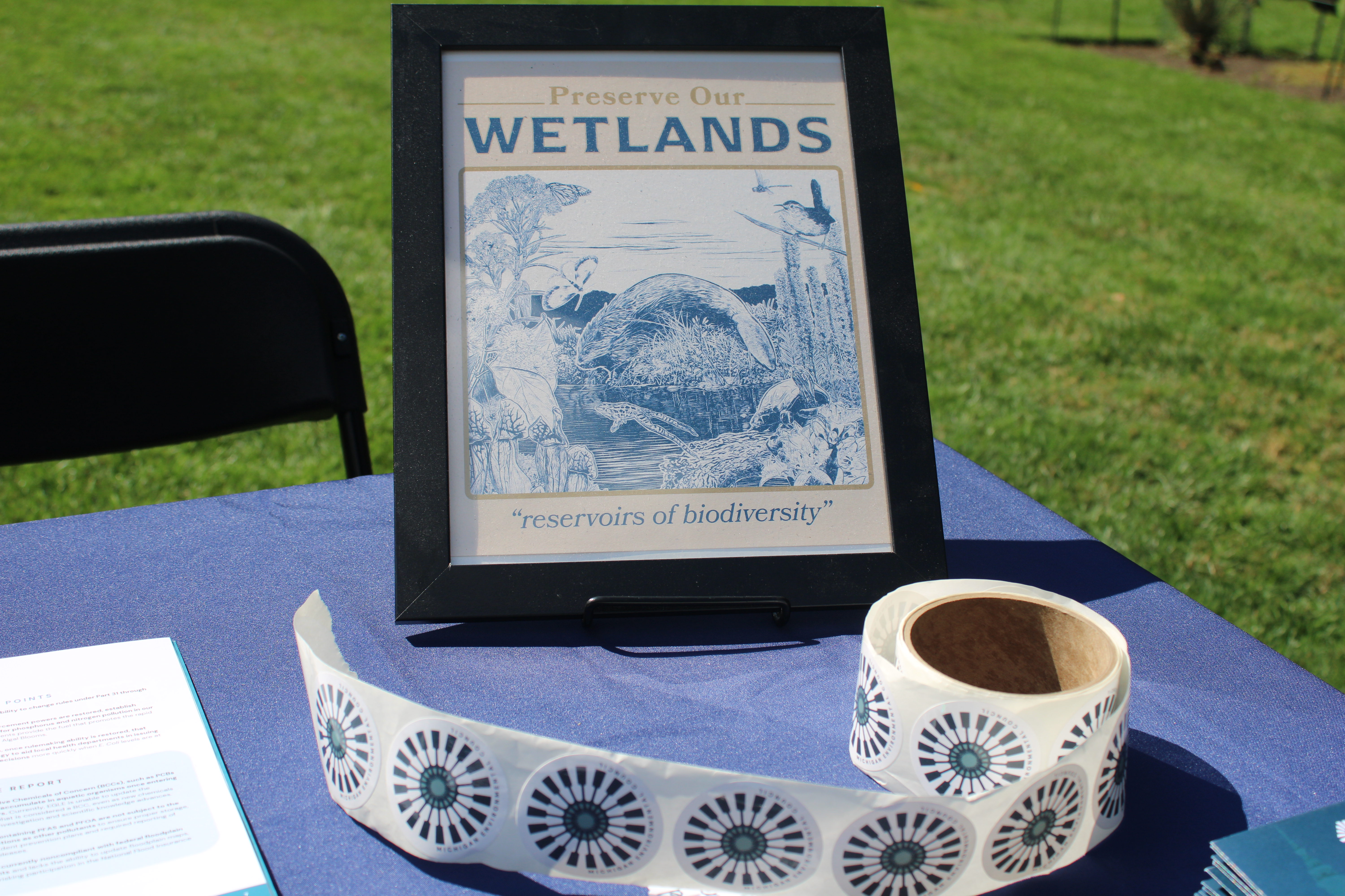 Preserve our wetlands photograph.