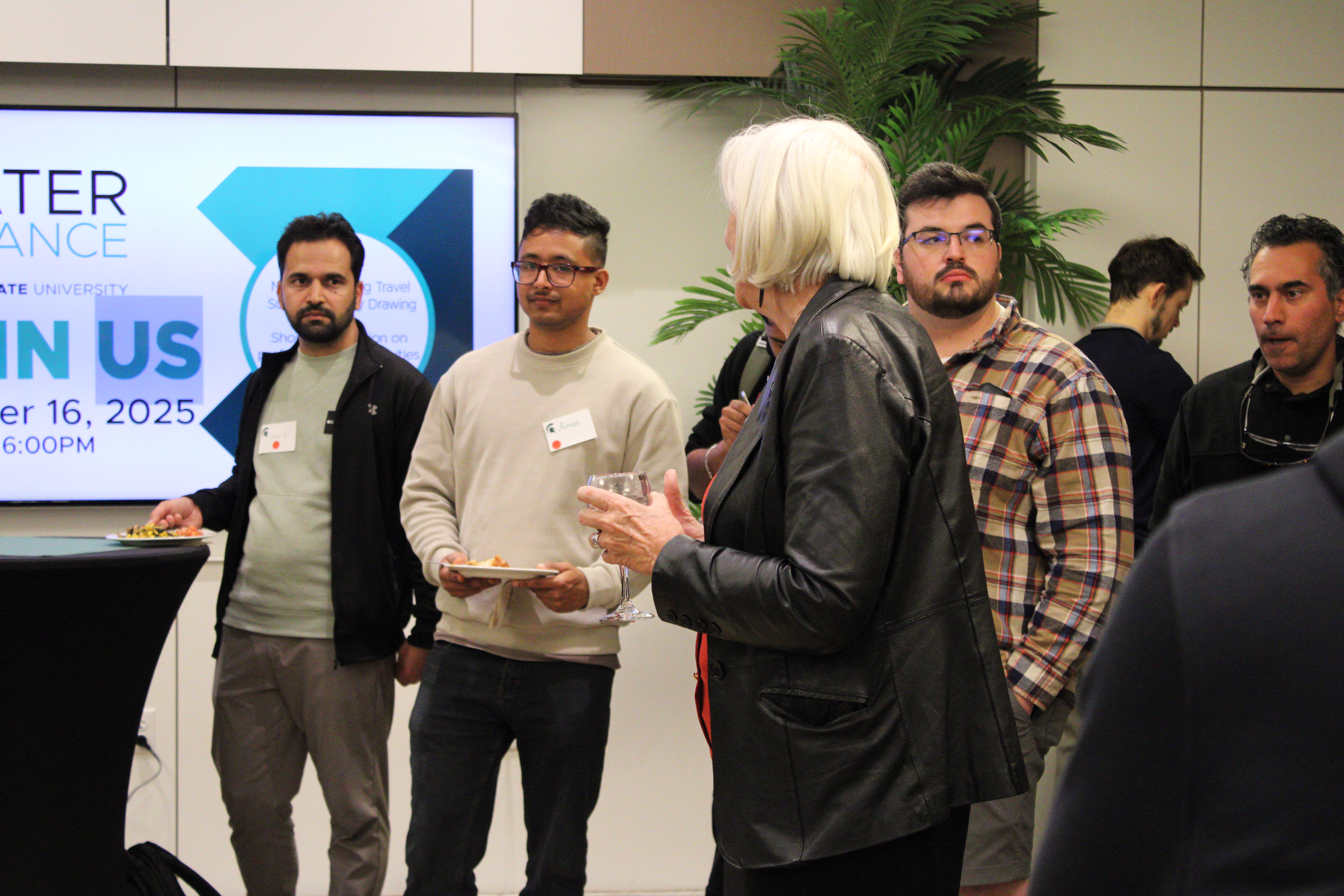 Joan Rose speaking at ECP event.