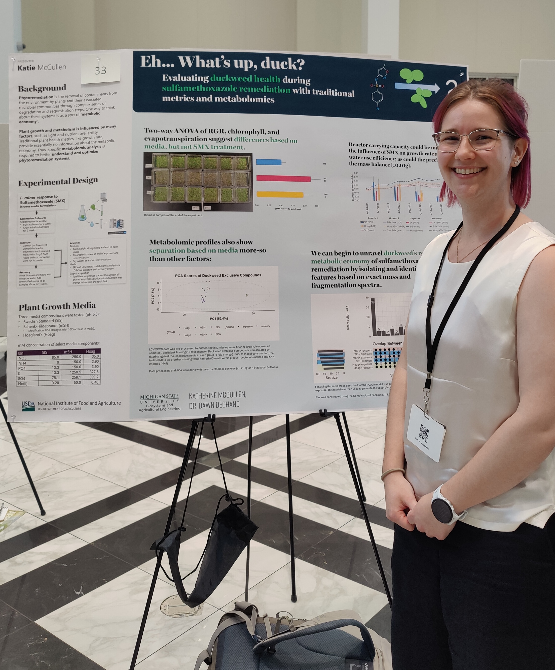 Katherine McCullen presenting at a conference.