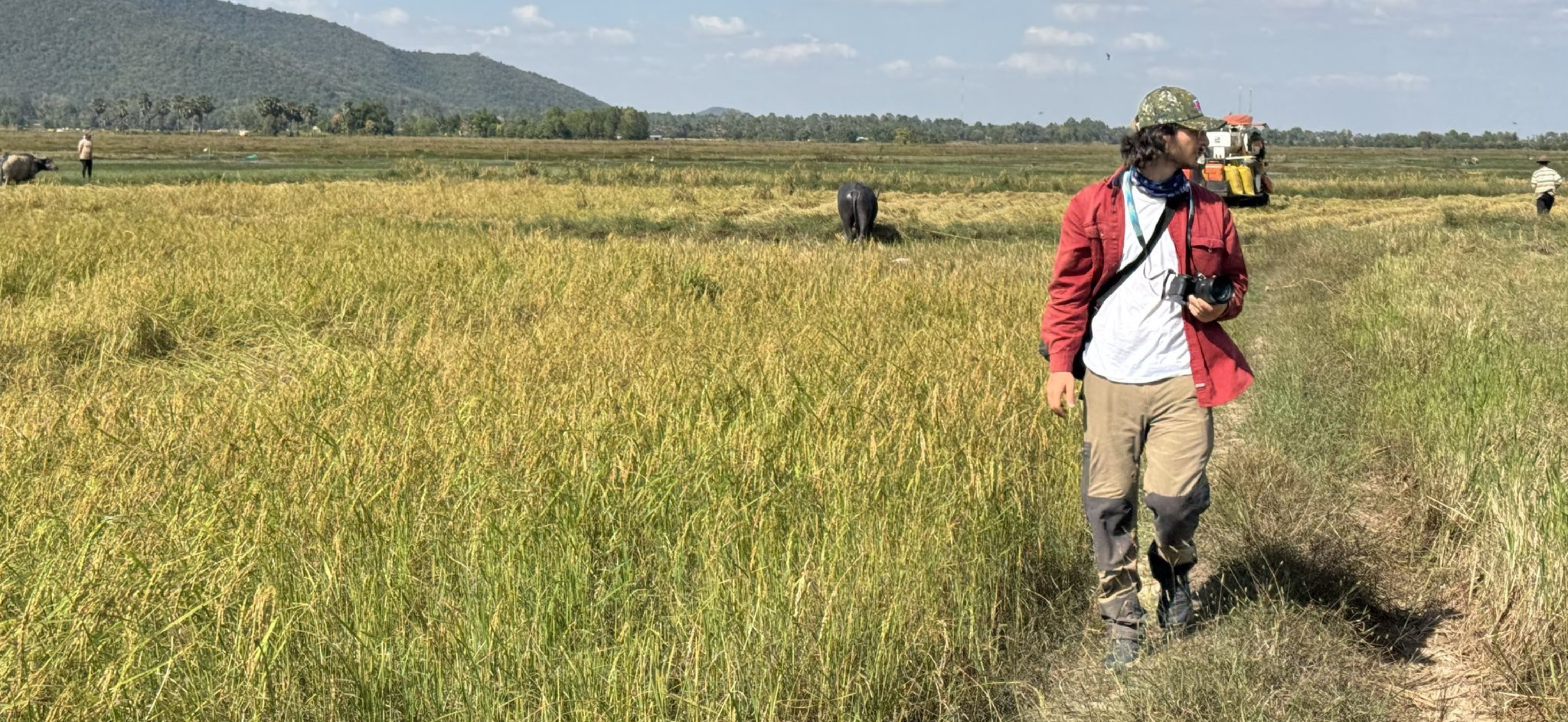 Leo Baldiga in the field.
