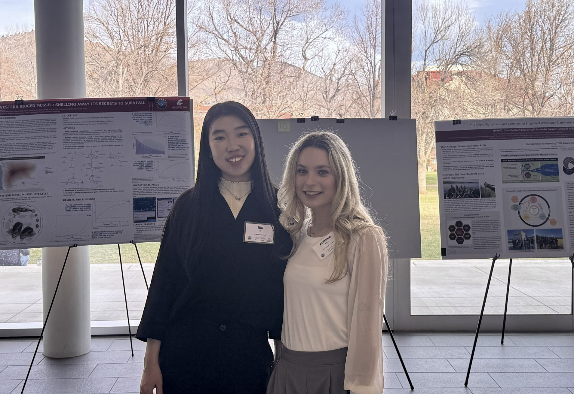 Rui Li and Autumn Bland.