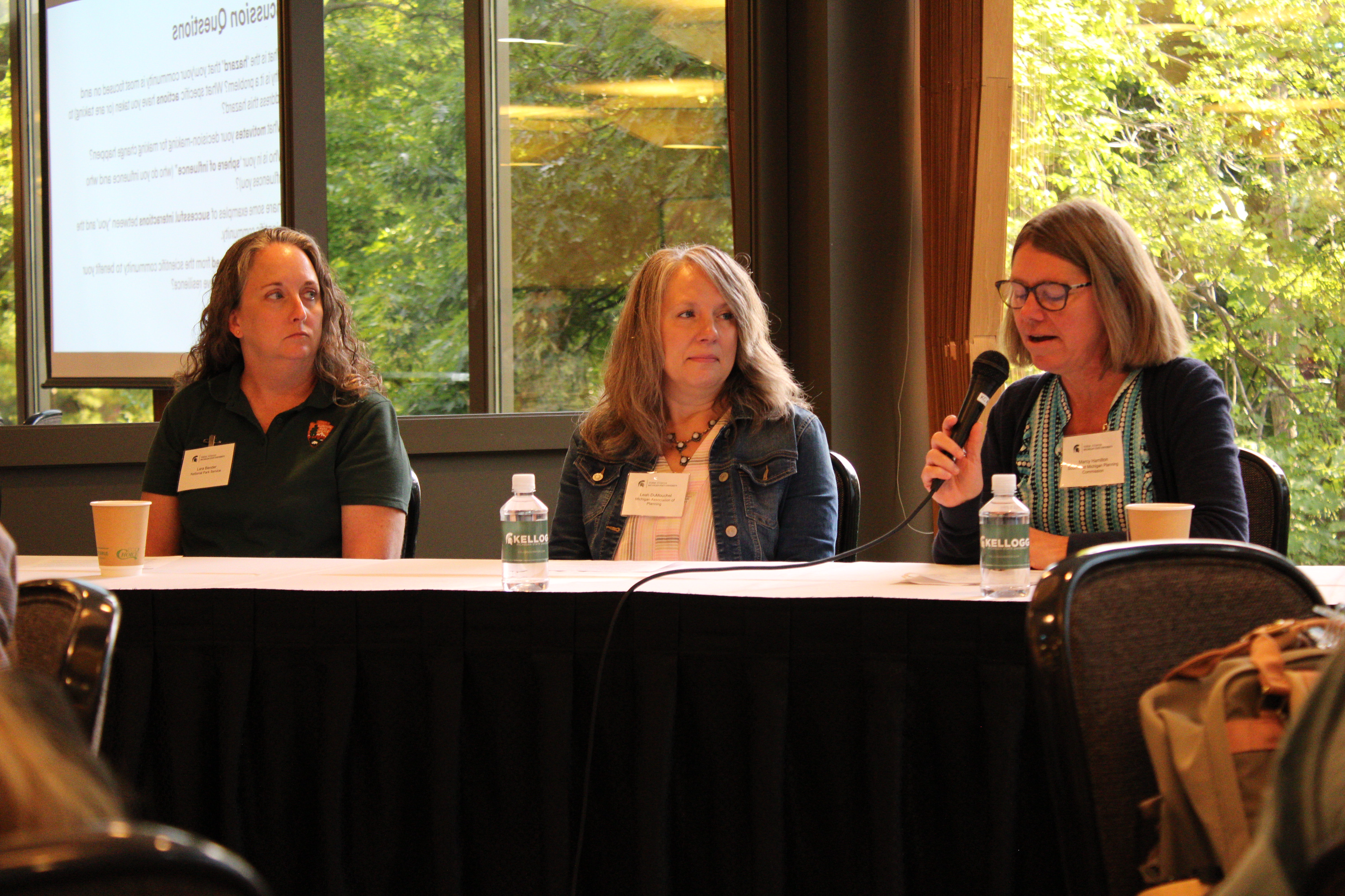 Lara Bender, Leah DuMouchel, and Marcy Hamilton.