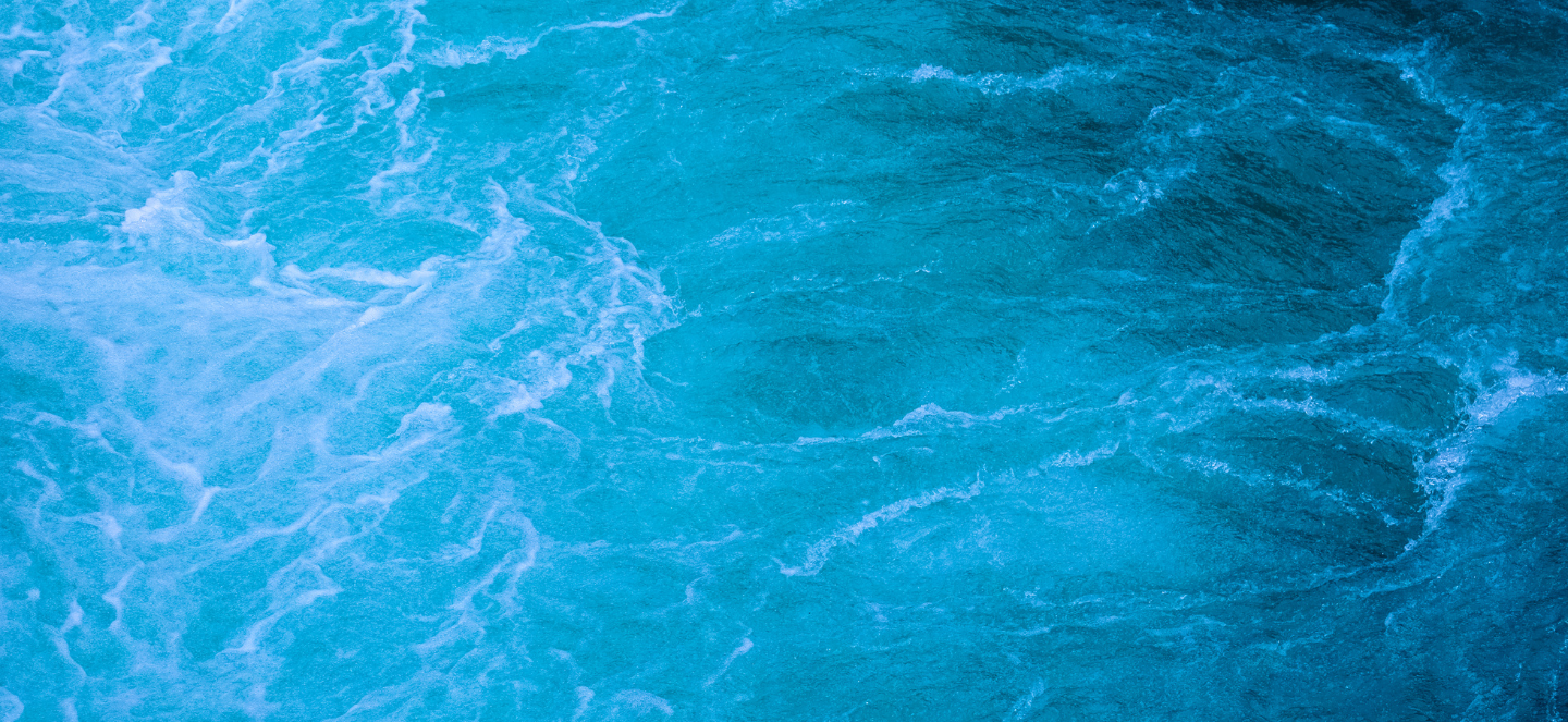 Waves on water.