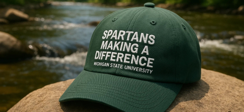 Spartans Making a Difference hat.