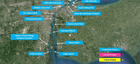 Map of Detroit