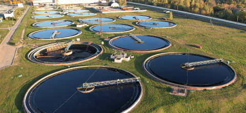 Wastewater treatment infrastructure.